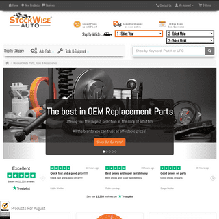 Discount Auto Parts, Tools & Accessories - StockWise Auto