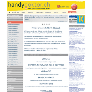 A complete backup of handydoktor.ch