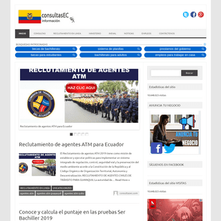consultasEC - Noticias - Consultas, Noticias, Tramites, Deporte, Curiosidades