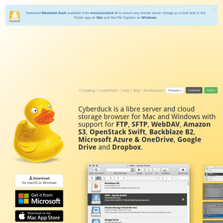 A complete backup of cyberduck.io