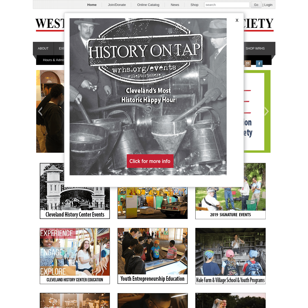 150th Home | Western Reserve Historical Society