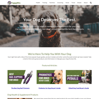 PuppyWire - Showing You The Best Dog Products