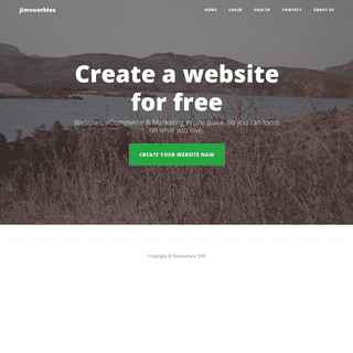 Create a website for free | Jimvoorhies