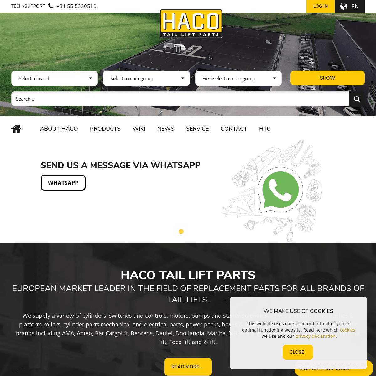 A complete backup of haco-parts.com