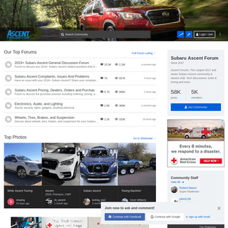 Subaru Ascent Forum
