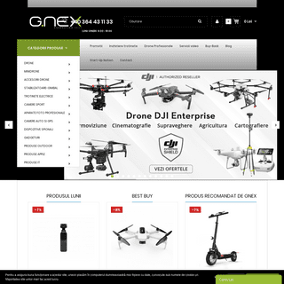 Gnex - Drone - Camere Sport - Transport Electric - Camere Auto