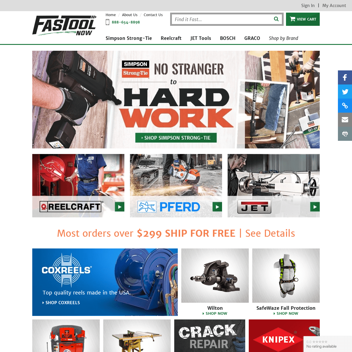 Shop Construction Equipment, Tools & More at FastoolNow