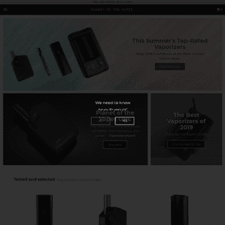 The Best Online Store to Buy Vaporizers | Planet of the Vapes