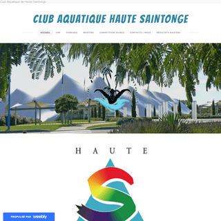 CLUB AQUATIQUE HAUTE SAINTONGE - Accueil CAHS17