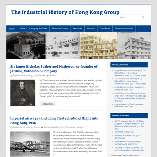 The Industrial History of Hong Kong Group