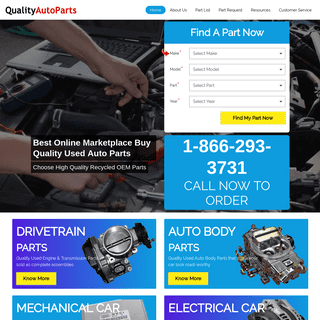 Used Auto Parts, Used Engines, Transmissions | QualityAutoParts.com | Parts