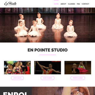 Enrolling for 2019! - En Pointe Studio Of Dance - Home