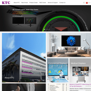Shenzhen KTC Technology Group|KTC_Lcd tv_Medical display_Commercial display_Monitor