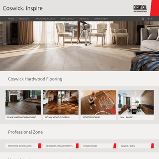 Coswick Hardwood Inc | Interior Design Products from Natural Wood