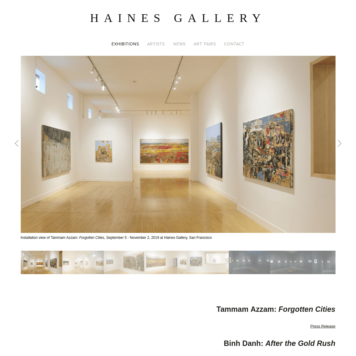 Haines Gallery | San Francisco