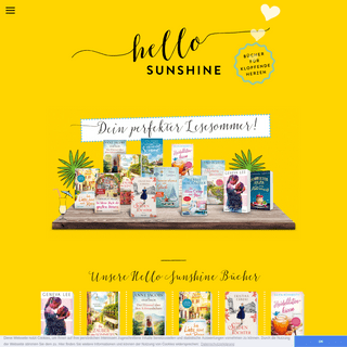 Hello Sunshine | Dein Lesesommer