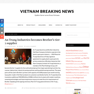 VietNam Breaking News – Update latest news from Vietnam