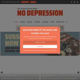 The Journal of Roots Music - No Depression