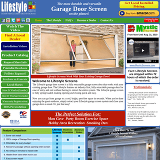 Garage Door Screens: Lifestyle ScreensÂ® Garage Screen Door System