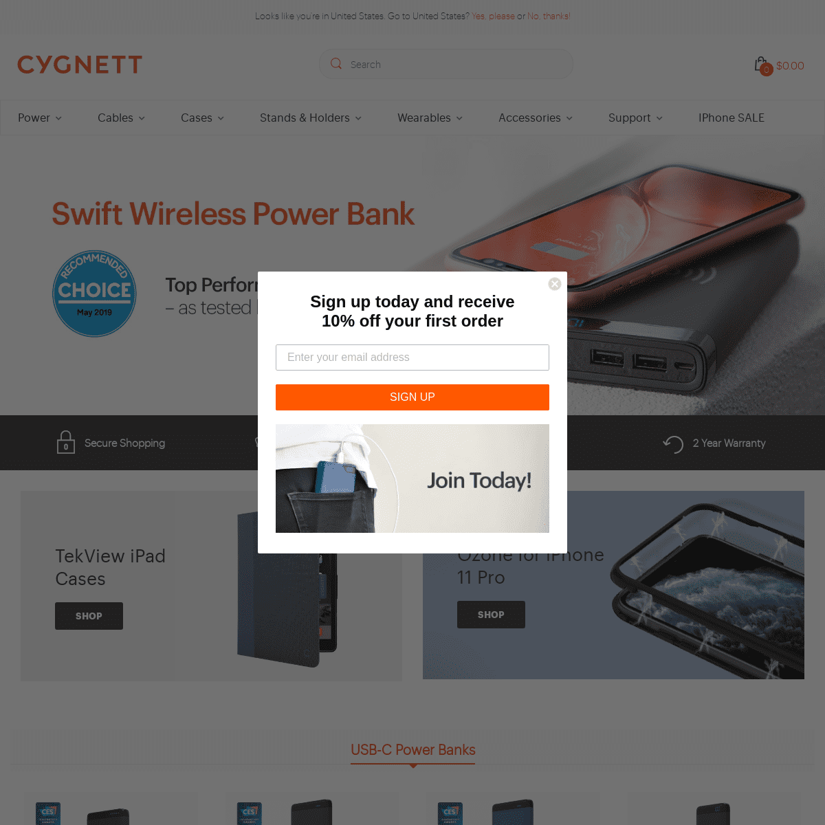 A complete backup of cygnett.com