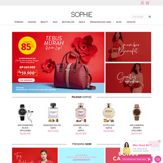 Belanja Fashion Online: Belanja untuk Wanita, Pria, Anak | Sophie Paris