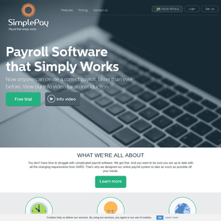 Online Payroll Software, South Africa : SimplePay