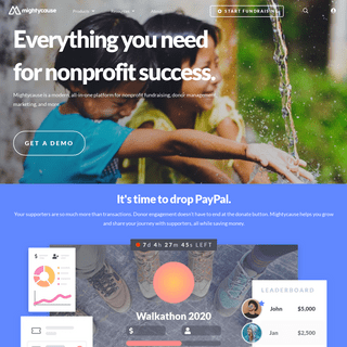 Mightycause- Nonprofit Fundraising Made Easy