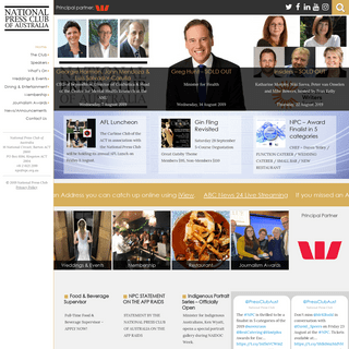Home - National Press Club of Australia