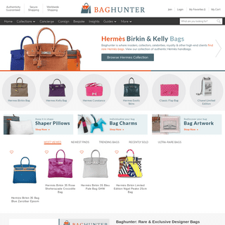 Baghunter: Rare & Exclusive Designer Handbags