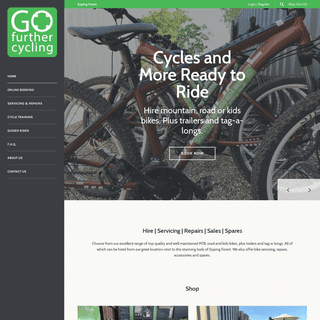 A complete backup of gofurthercycling.co.uk
