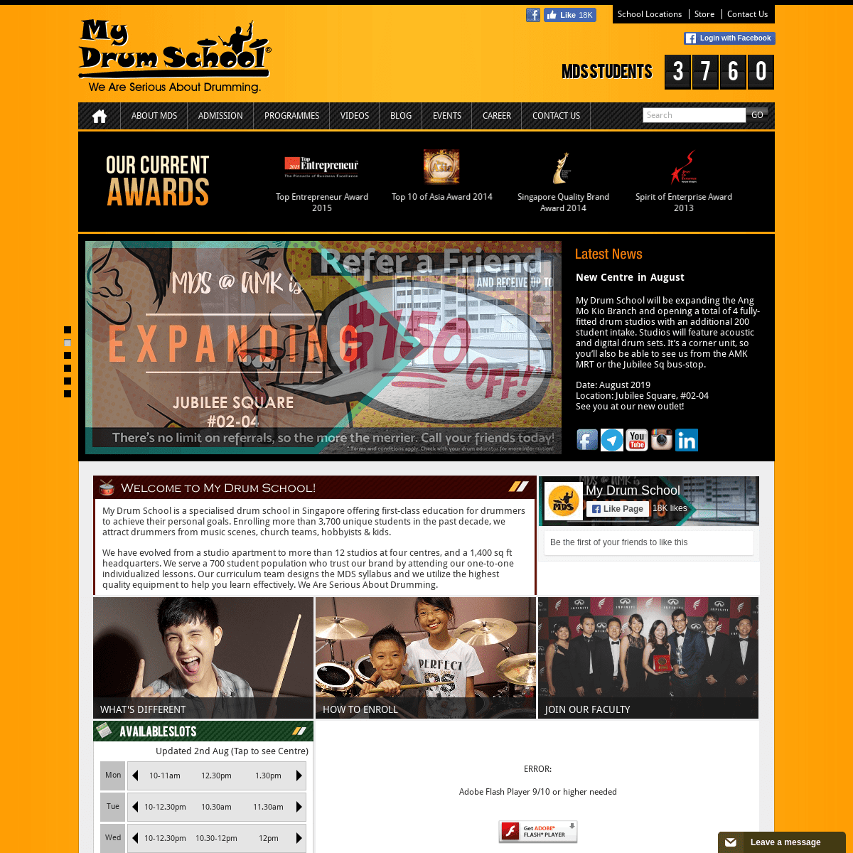 My Drum School - Singapore | We are serious about drumming.