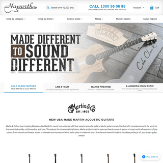 Haworth Guitars Australia - Leading Guitar & Instrument Supplier
