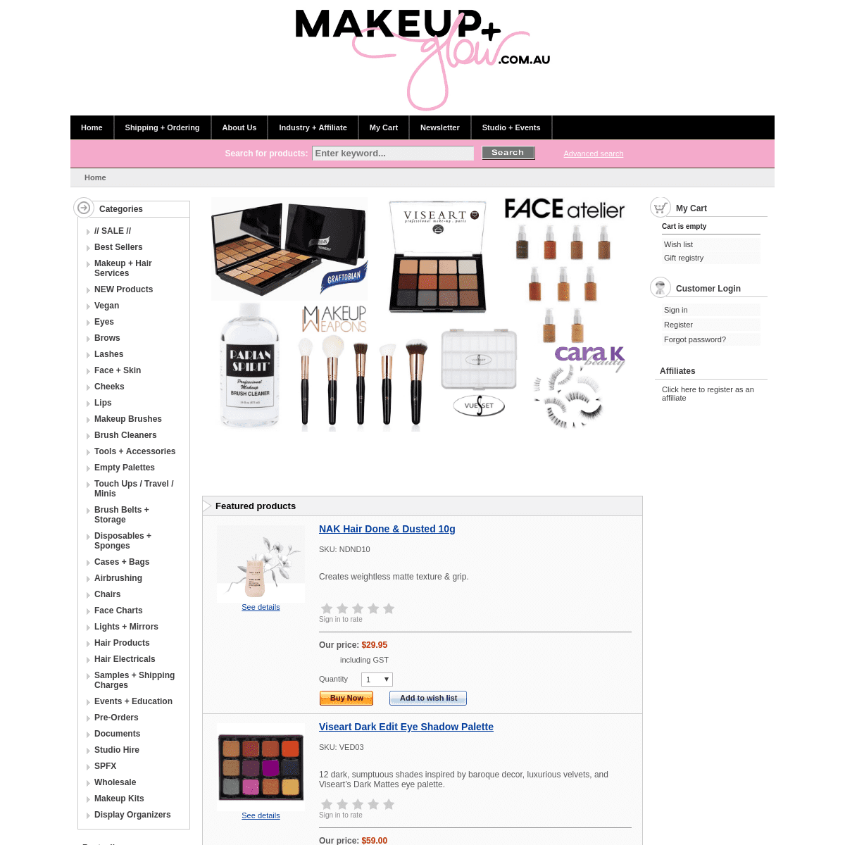 A complete backup of makeupandglow.com.au