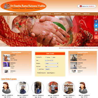 Welcome to www.srisrkvedika.com | Exclusive Brahimin Matrimony Portal 