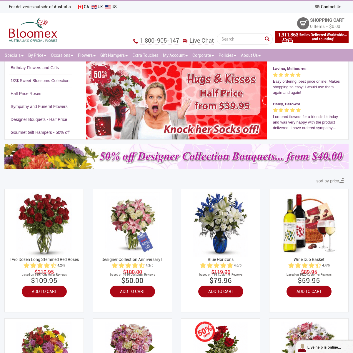 Flowers and Gift Hampers - Florist Australia | Flower Delivery | Flower Shop | Send Flowers Online