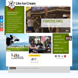Liks Ice Cream, Colorado