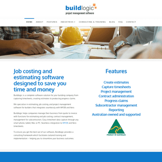 Estimating and Job Costing Software for Builders | Buildlogic