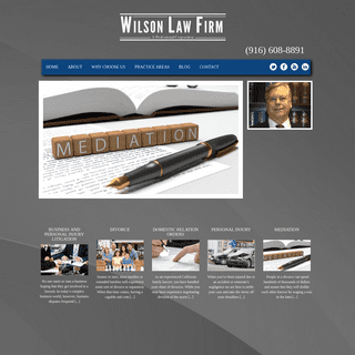 Welcome to Wilson Law Firm | Mediation Lawyer