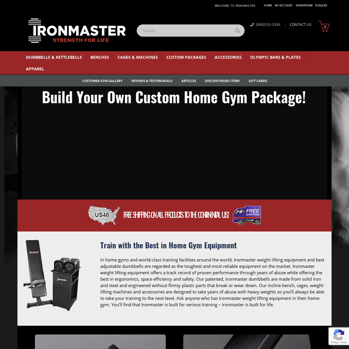 Ironmaster - The Best in Home Gym Weight Lifting Equipment including Quick-Lock Adjustable Dumbbells