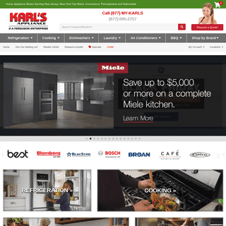 Online Appliance Store | NJ Appliance Store | Karl's Appliance