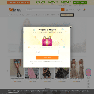 Milanoo.com: Online Shop for Fashion Clothing, Wedding Apparel & Costume!