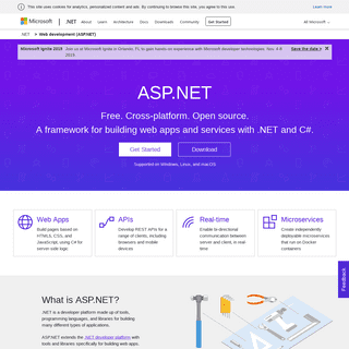 ASP.NET | Open-source web framework for .NET