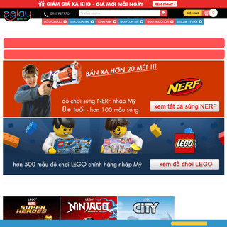 Đồ chơi LEGO súng NERF Việt Nam giá rẻ nhất Hà Nội HCM