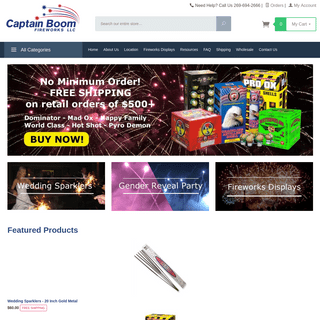 Buy Fireworks Online - Captain Boom Fireworks