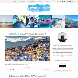 Literally Everywhere | A Blog Created For Travelers By Travelers