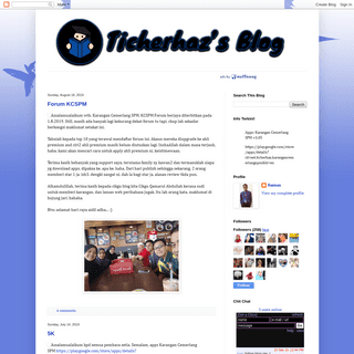 Ticherhaz's Blog