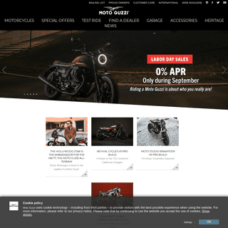 Official website - Moto Guzzi