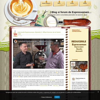 Blog si forum de Espressoman by Liviu Fratila -| Blog si forum de Espressomani… | Bun venit in comunitatea pasionatilor de espre