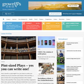 Welcome to GrownUps lifestyle magazine – New Zealand's 50+ online Community and social club