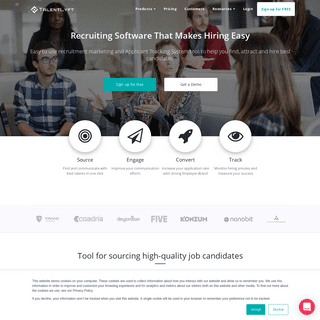 Recruiting Software - Recruitment Marketing and Applicant Tracking System | TalentLyft